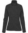 FPX-1W Stormtech Ladies Yosemite Full Zip Fleece Jacket Black Heather colour image
